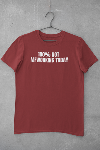 100% NOT MFWORKING TODAY